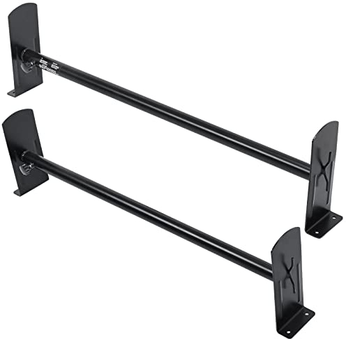 VEVOR Van Roof Ladder Rack, 2 Bars Alloy Steel Roof Racks, 227 KG Capacity Roof Rack, Adjustable Length 910-1330 mm, Van Ladder Rack Compatible with Chevrolet Express, GMC Savana, etc, Drilling Mount