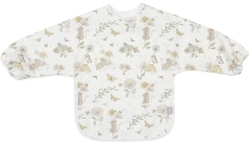 Jollein 029-869-67056 Waterproof Bib with Sleeves Dreamy Mouse White