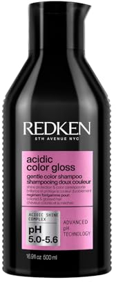 Redken, Champú Protector del Color, Para cabellos teñidos, Fórmula con PH ácido, Acidic Color Gloss, 500 ml