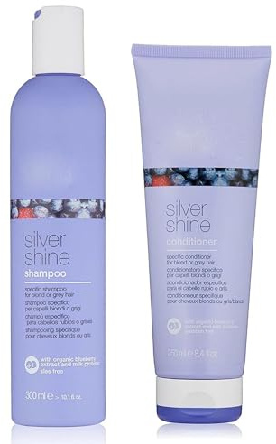 Silver Shine Shampoo & Conditioner Set For Blonde or Grey Hair