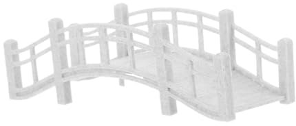 HYTROVE Pont Arche De Jardin Miniature Décor pour Aquarium Maison De Poupée Accessoire De Paysage Modèle De Pont Simulation Ornements De Micro-Jardin