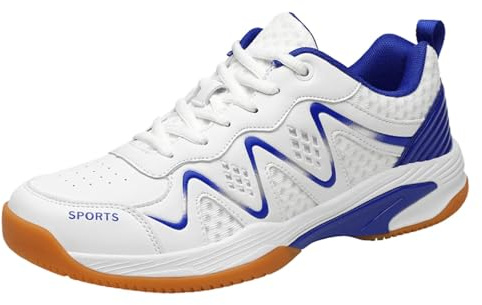 omcam Chaussures De Volley-Ball pour Hommes, Baskets Basses Antidérapantes De Badminton pour Le Tennis Sport Fitness Mode Chaussures De Marche
