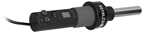 Hyuduo Pistola Termica Portatile di Pistola Portatile a Caldo a Temperatura Elettronica Regolabile per Saldatura, Elemento di Riscaldamento di, per Saldatura di e SOP e Tipo IC QFP,
