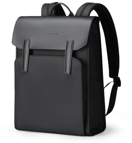 MARK RYDEN Mochila Ordenador Portatil 15.6 Pulgadas, Impermeable Mochila de cuero ligera para hombre, Elegante para Trabajo,para desplazamientos, escuela, viajes de negocios