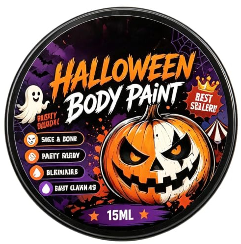 Halloween Face Paint, Stage Makeup Palette, Body Painting Color Kit 15ml