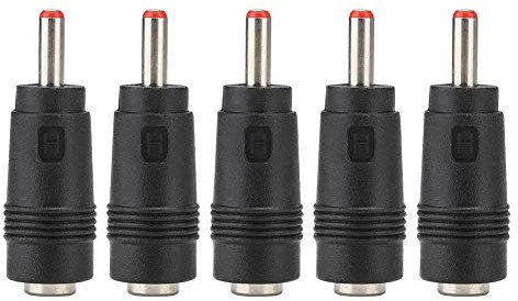DC Power Converter Plug, 5PCS 5.5 X 2.1 Hona Till 3.5 X 1.35MM Hane DC Adapter Connector Router Power Converter, Tip Tip AC/DC Adapter Plug Connector för Väggladdare