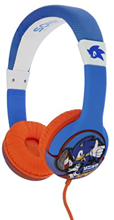 OTL Technologies Sonic The Hedgehog Kids Kopfhörer mit Kabel, Blau, SH0911