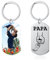 lorajewel Papa Porte-clés Personnalisés avec Nom Photo Cadeau Fete Des Peres Cadeaux pour Papa Grand-père Hommes