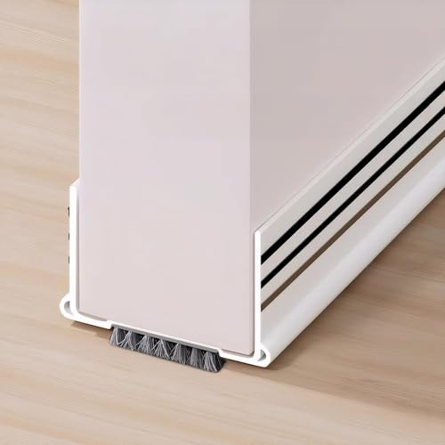 Noosverl Türdichtung Zugluftstopper 93cm, Zugluftstopper für Türen Weiß, Luftzugstopper Selbstklebend Für alle Türen - effektiv gegen Zugluft, Kälte, Lärm von 0,3-2cm geeignet