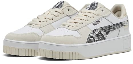 Puma Carina Street Snake CHIC, Weiblich Sneaker, Puma White-Alpine Snow,