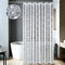 MIULEE Cortina de Ducha Antimoho 200x240 con 5 Imanes más Fuertes en la Parte Inferior, Transparente con Patrón de Guijarros 3D, Cortinas de Baño de Plástico Eva Impermeable para Bañera con 14 Anillas