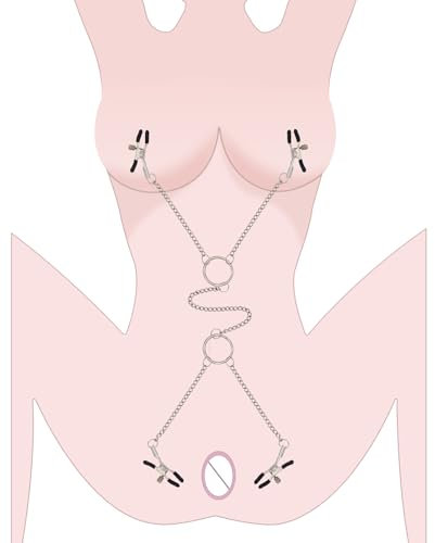 BDSM Morsetti per capezzoli Giocattoli sessuali Morsetti per capezzoli Giocattoli sessuali per adulti e giochi Bondage Attrezzature e accessori Bondage Vincoli Dildo Pene Fica