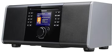Noxon iRadio 600 CD Anthrazit - Schwarz Hochglanz - 2.1 Premium Soundsystem, Inetradio, DAB+, UKW