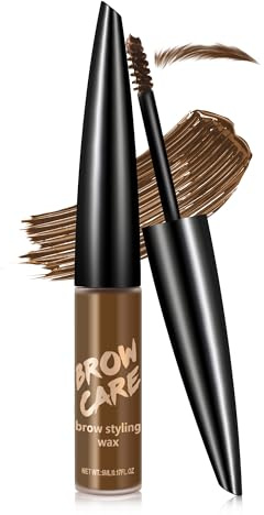 Gel de cejas marrón resistente al agua, máscara de color de cejas de larga duración, color natural de cejas para cejas llenas de volumen, gel de cejas Highly Tinted Brow Professional Makeup para