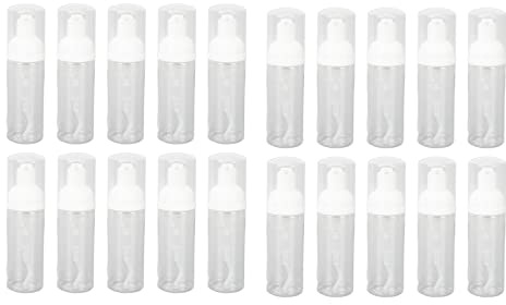 Bouteille à Pompe moussante de Voyage, Distributeur de Type Presse Anti-Fuite pour Bricolage, nettoyant pour Les Mains, crème de Douche en Plastique 50ml 20 pièces