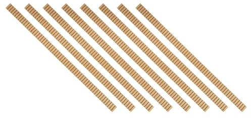 FUTUREORYY 8 Tiras de Filete de Madera para Decoración de Guitarra Acústica y Clásica, Flexibles y Fáciles de Reemplazar, Accesorio Adecuado para Guitarra