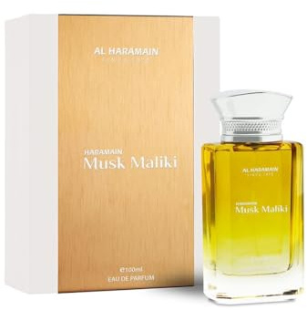 Al Haramain Musk Maliki 100ml – Eau de Parfum for Women & Men – Long Lasting Arabian Perfume Spray – Citrus & Musk Fragrance