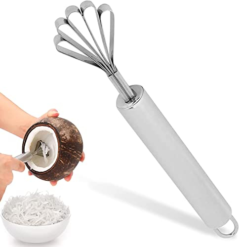 Rabot de Noix de Coco D'outil de Cuisine de Ménage de Grattoir de Noix de Coco D'acier Inoxydable pour la Cuisine