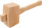 Dunnet Tools Beechwood Wooden Carpenters Mallet Tool Large Wooden Mallet, Professional Carpenters Hammer Wood Mallet Hammer, Wooden Woodworking Mallet for Chisels