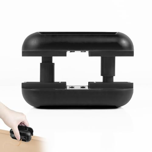 LUVRD Edge Banding Trimmer with [Tungsten Carbide Blades] & ABS Body, Pneumatic Edge Banding Cutter for Laminate, Melamine, Wood, PVC, Veneer - Double Edge Operation (Black)