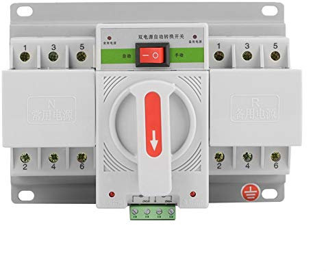 Interruttore di trasferimento con doppio interruttore di alimentazione ZGQ1M - 63 / 3P 220V 63A Interruttore di trasferimento automatico interruttore di commutazione interruttore di commutazione