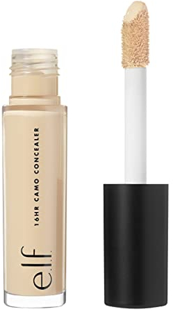 e.l.f. 16HR Camo Concealer, coprenza totale e altamente pigmentato, finish opaco, Medium Warm, 6 mL (0,203 fl oz)