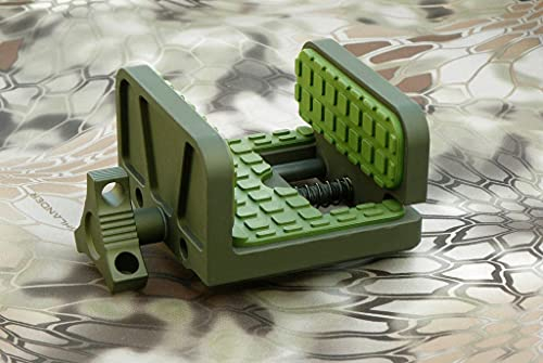 dgfweg Universal-Klemme, leichte Konstruktion, Grün (Color Attr.), für Jagd, Schießen und im Freien