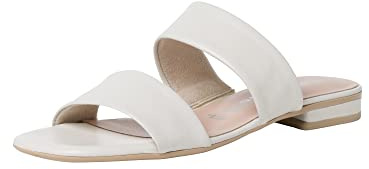 Tamaris Donna Mocassini, Signora Pantofole,TOUCHit,Scarpe da College,Pantofola,Scarpe Basse,Elegante,Scarpe Business,White Leather,37 EU