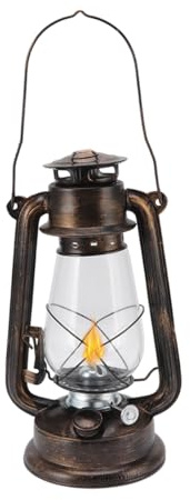 Oljelampa, 31 Cm Orkanlykta, Fotogenlampa, Bränslecampinglykta, Metallhängande Lampa Med Veke För Inomhus/fest/dekoration/hem/camping/vandring