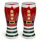 MIJOMA Weihnachts-Gläser im Santa-Design, 2er-Set - Exklusive, trendbewusste Weihnachtsdeko mit Stil und Charme für stilvolles Feiern und Dekorieren. (Biergläser - 460 ml)
