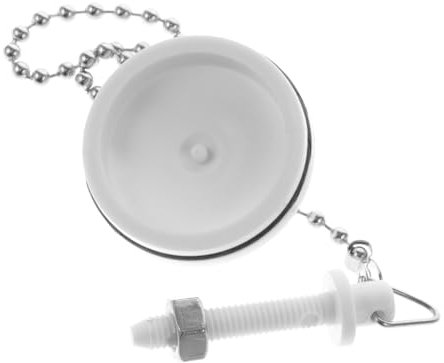 KONTONTY di Scarico per Vasca da Bagno Catena in Metallo per Vasca da Bagno per Lavandino Guarnizione di Scarico Facile da Usare E Installare
