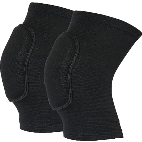 Makoto Nobu 1 Par Rodilleras Protectoras, Rodilleras Voleibol, Elásticas Antideslizantes Rodillera Anticolisión para Niño Y Adulto, para Danza, fútbol, Voleibol, Baloncesto, Yoga, Patinaje