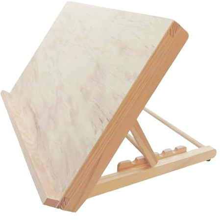 predolo Chevalet de table pour peinture, présentoir en bois, décoratif, élégant, planche à dessin, chevalet de bureau pour artiste, 45cmx30cm