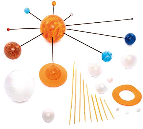 Baker Ross EV8302 Kit de Sistema Solar - Paquete de 1 Kit, Manualidades Creativas para Niños, Crea tu Propio Kit Solar, Juguete Educativo para los Niños