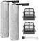 Fixbetter Zubehörset für Tineco Floor One S5 / S5 Pro / S5 Pro 2 / S5 Extreme Nass-Trocken All-in-One-Staubsauger Ersatzteile, 2 Bürstenrolle + 2 Filter + 1 Reinigungsbürste