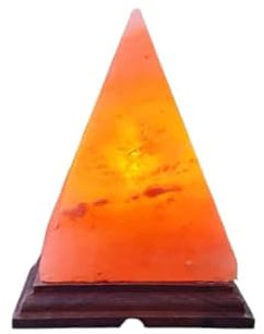 Saltbay Lampe de sel Himalaya Pyramide Taille L avec variateur de lumière