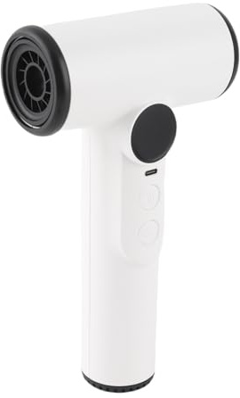 Cordless Hair Dryer, Portable Cordless Blow Dryer, USB Rechargeable Hot Cold Air Dryer, 3 Speeds and 3 Temps with HD Display, Low Noise Blowing for Home Travel Salon Keyboard Clea