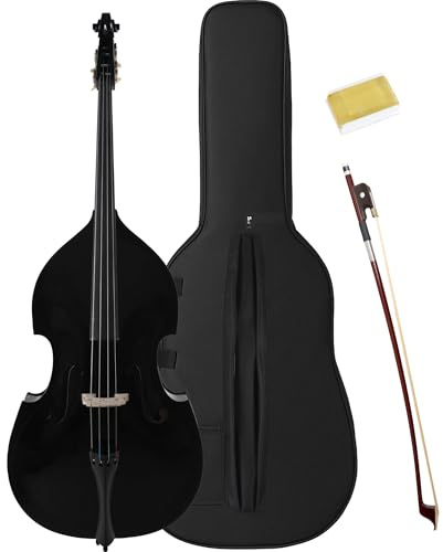 Classic Cantabile DBP-120BK 3/4 Contrabajo, Tapa de pícea laminada