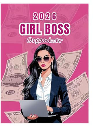 Mppchhn Agenda Journalier Pour Femmes | 80 Pages Calendrier 2026 Agenda de Planification Féminin | Planificateur d'Emploi du Temps Carnet | pour Bureau École Voyages Événements Cadeaux
