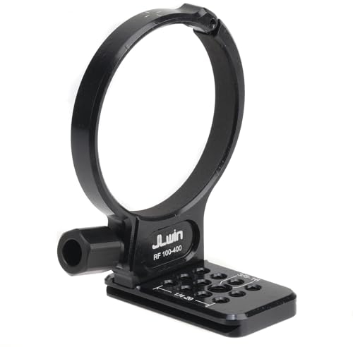 FOTGA Metall Objektiv Stativhalterung Stativschelle Halterungsring für Canon RF 100-400mm F/5.6-8 is USM Objektiv, unten mit 1/4 & 3/8 Schraub-Halterung Schnellwechselplatte für Acra-Swiss-Stativ