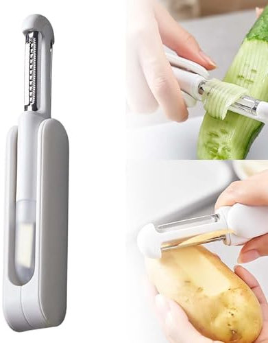 EnixwH Éplucheur de Légumes en Acier Inoxydable, Eplucheur Pomme de Terre, Eplucheur Légumes, Epluche Pomme, Éplucheur Universel, Éplucheur de Tomates et Kiwis, Pour Fruits et Légumes