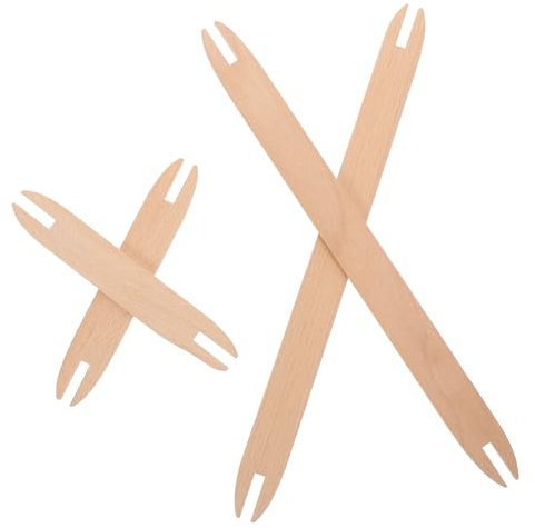 PHENOFICE 4stücke Holz Webschiffchen Für Strickprojekte Für Schals Pullover Und Wandteppiche Einfache Handhabung Für Anfänger Und Fortgeschrittene