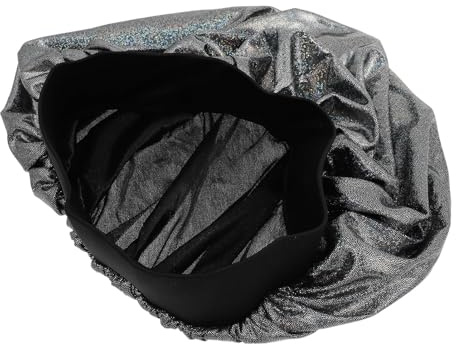 VILLFUL Bandeau Élastique Large Bonnet de Imperméable Bonnet de Nuit Satin pour Cheveux Longs et Bouclés Femmes Hommes