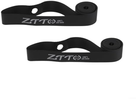 DAZZLEEX ZTTO Bande de jante de vélo 10 m PVC sans chambre à air pour VTT ou vélo de route, protection anti-crevaison pour prolonger la durée de vie des pneus, design léger et résistant à l'usure