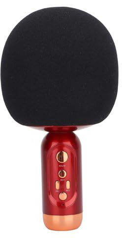 Topiky Microfono Portatile Altoparlante Microfono da Canto Bluetooth Ricaricabile Portatile per Bambini e Adulti Batteria da 2000 MAh