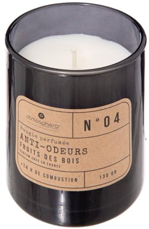 Atmosphera - Duftkerze gegen Hausgeruch 130g - Schwarz