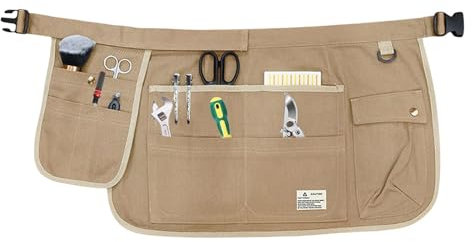 Ceinture de jardinage, ceinture de jardin - Ceinture à outils multifonctionnelle pour fleuriste,Ceintures à outils de poche, ceintures de jardinage en toile, ceintures utilitaires réglables