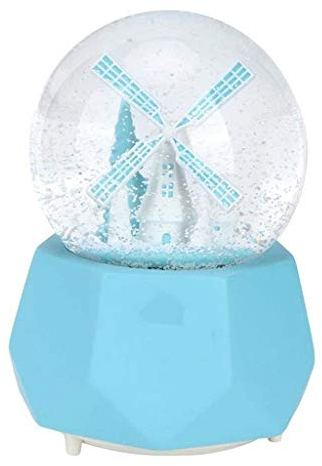 CAFIEDR Boule de Neige en Verre, Boule de Cristal, veilleuse, boîte à Musique, décoration Artisanale pour la Maison et Le Bureau