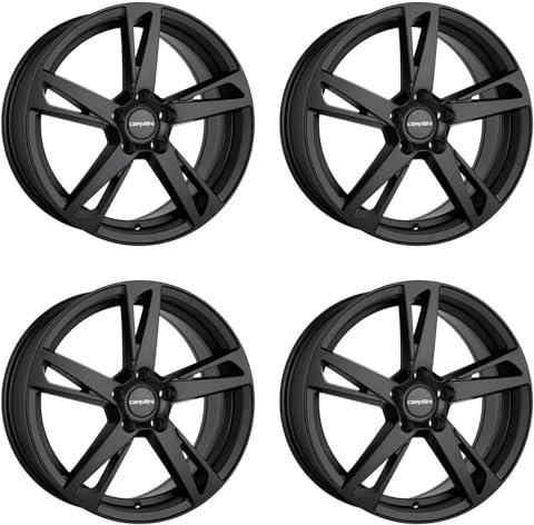 4x Carmani Felgen Alufelgen 16 Anton 6,5x16 ET38 5x114,3 black matt kompatibel mit Dacia Duster