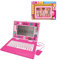 LEXIBOOK, Barbie, Portátil Bilingüe y Educativo ESPAÑOL/INGLÉS, Juguete para Niños, 170 Actividades para Aprender, Jugar y Música, Pantalla Grande, Rosa, JC599BBi2